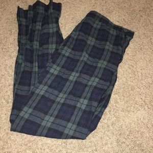 plaid pants